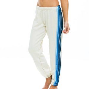 White Aviator Nation Sweatpants